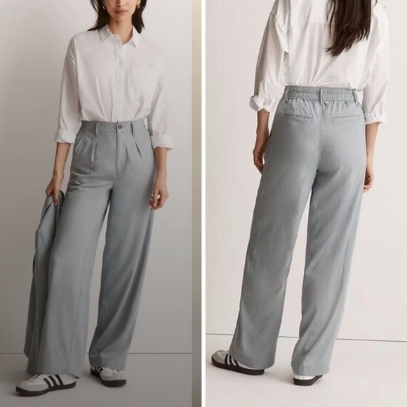 Madewell Pants - Madewell The Neale Straight-Leg Pant in Drapeweave